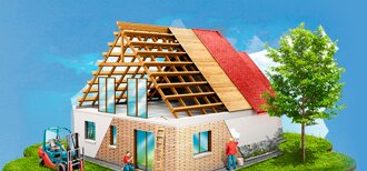 Заливка фундамента